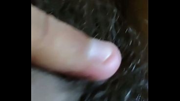 Gay showing his pussy and black dense hair