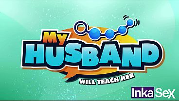 INKA SEX - I discover my stepdaughter having sex with my husband in my room and I end up masturbating in front of them.