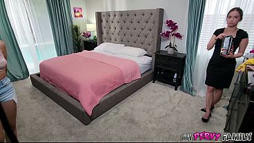 MyPervyFamily - Behind the Scenes with Sherrie Moon, Angelina Moon &amp; James Angel 29 min