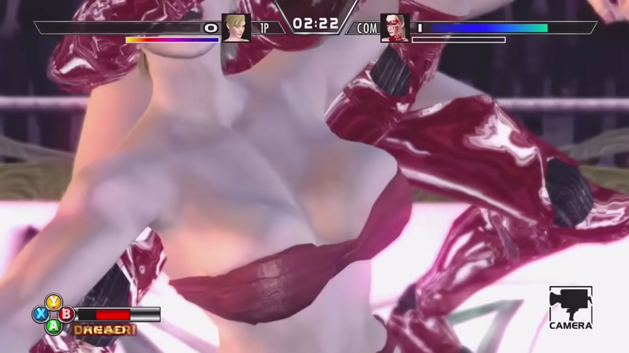 Rumble Roses XX Lady X Dominates and Humiliates Miss Spencer