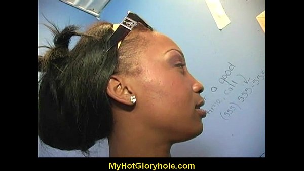 Gloryhole Initiating Ebony Babe 21