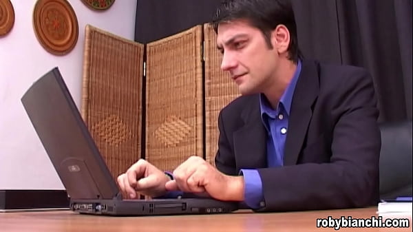 Caroline, blonde gets ass fucked at the job interview