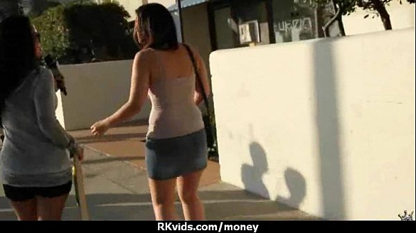 Amateur girl accepts cash for sex from stranger 26