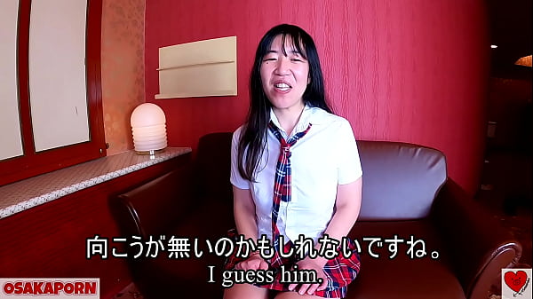 Japanese lady with school uniform enjoys fuck toy and blowjob. MILF POV Shouko 3-1 OSAKAPORN