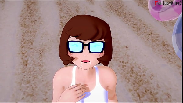 Velma fucked on the beach | RED | Scooby doo | Full & POV Movie on Sheer & PTRN: Fantasyking3