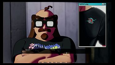 Hooked [ Hentai Game ] Ep.1 GOTH GIRL pull my COCK for my FIRST PORNSTAR INTERVIEW !