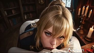 I helped Jin with the paperwork, and it turned out she horny, so I gave her pussy a good fuck [AI]