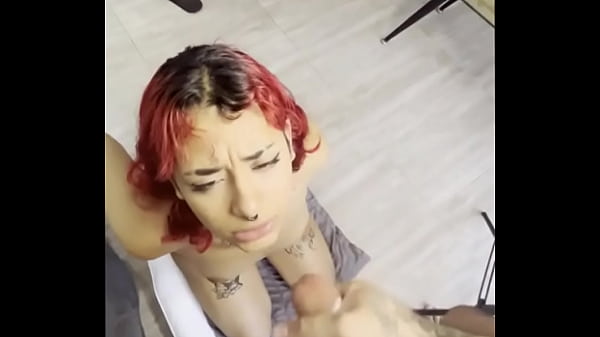Waiting for her cum facial