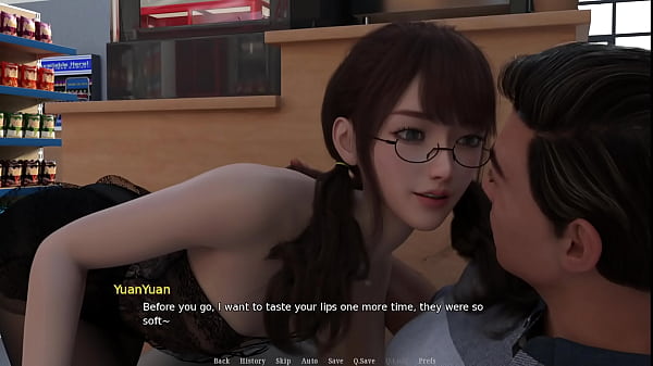 Getting a handjob behind the counter