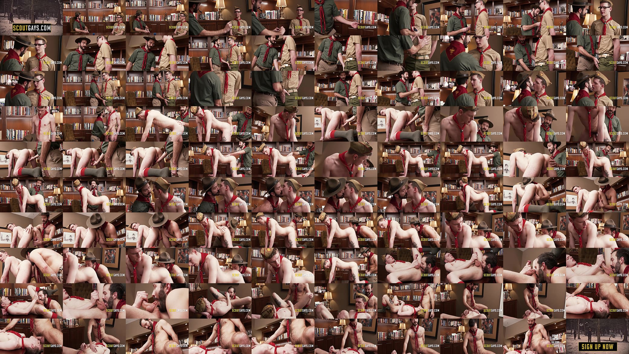Scoutmaster&#039;s Dick Sent Desperate Orders To His Brain During The Pledge 预览图