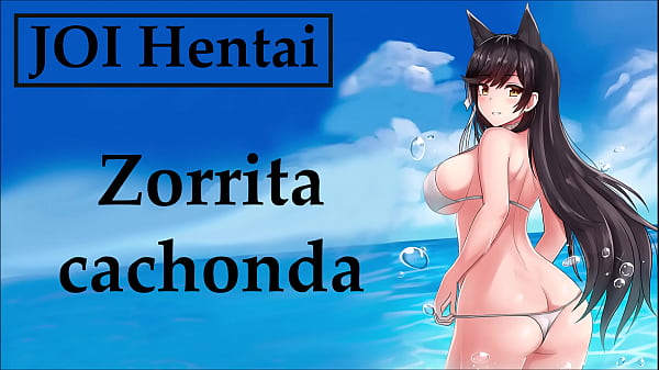 JOI hentai con una zorrita cachonda, en español.