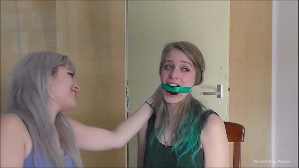 Download Video - Two teen girls try gags