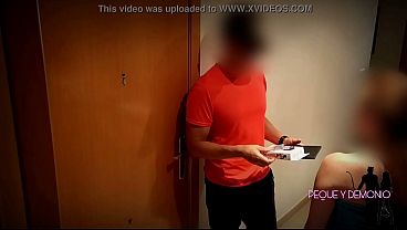 I FUCK THE AMAZON DEALER, I TELL HIM I NEED HIS COCK AND HE ACCEPTS. HE FUCKS MY PUSSY AND I OFFER HIM MY ASS. PART 1