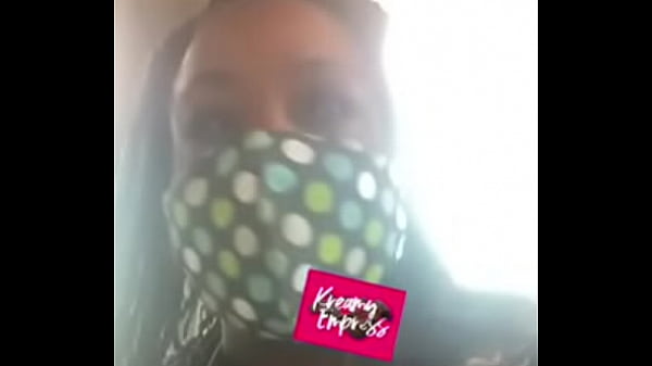 KreamyEmpress enters restaurant with toy attached
