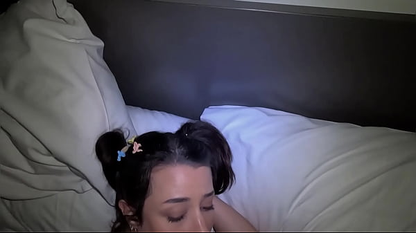 Dddy woke me up with sex