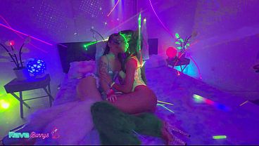 Sasha Tatcha And Tiny Rhea Bring Lewd Energy To A Neon Afterparty!