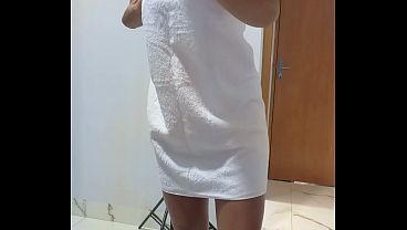 I recorded my shower for my naughty brother-in-law, shoving my toys into my pussy until I came (FULL VIDEO ON RED)