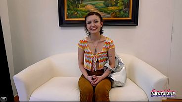 Petite Wendy Toys Her Ass For A Rimjob During Black Hair Casting!