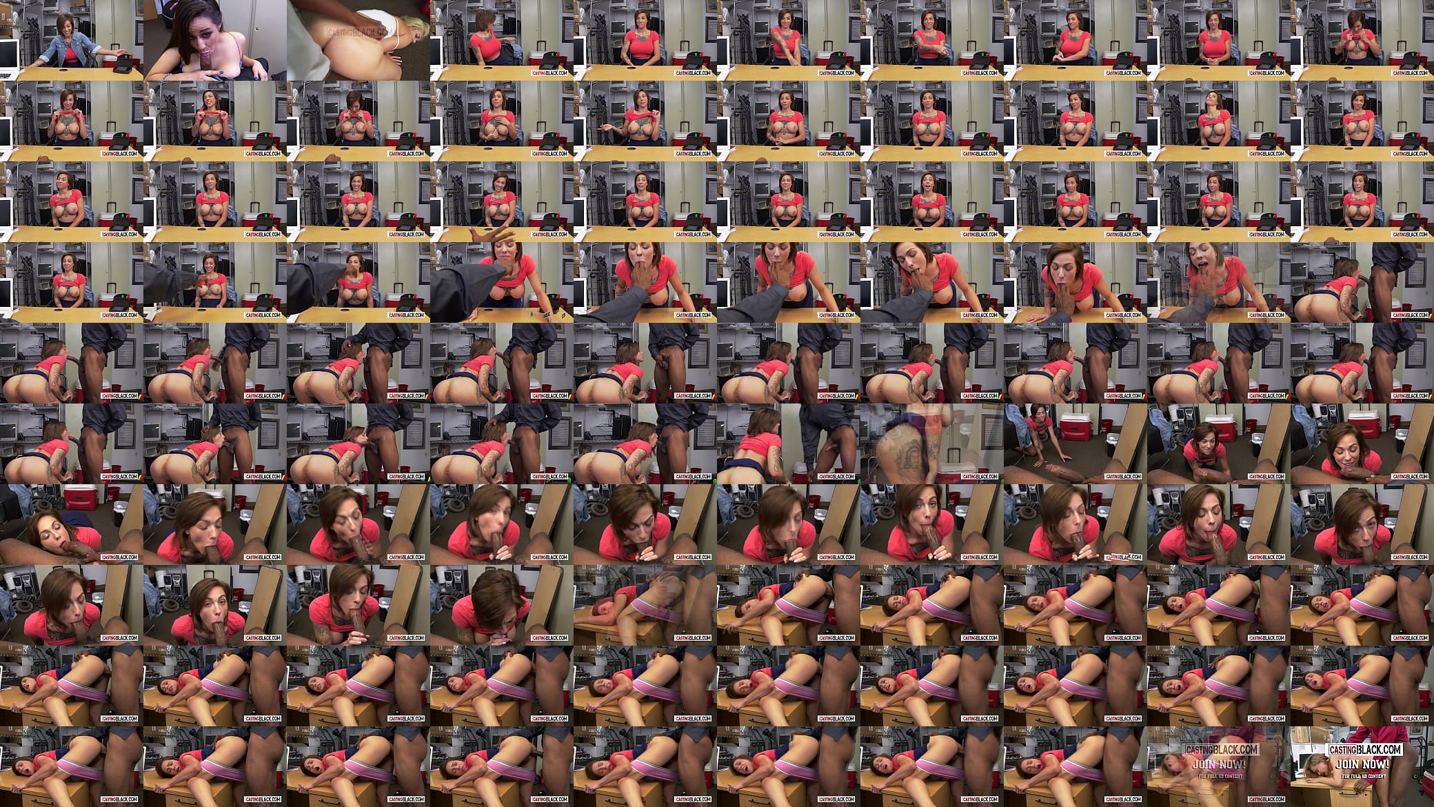 TATTOOED busty horny chick gets fucked by BIG BLACK SHLONG 预览图