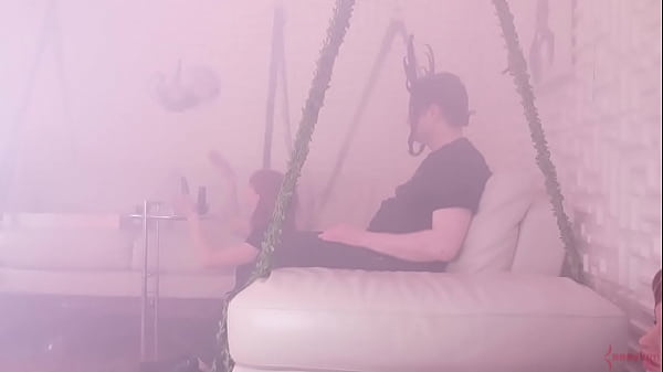 Slave rides master's cock in anal wonderland, then prepares cum tea