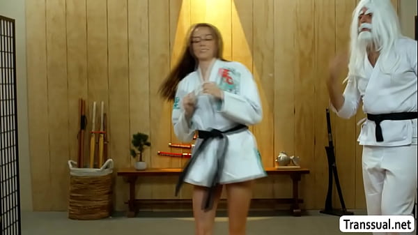 Karate Master fucks her horny student