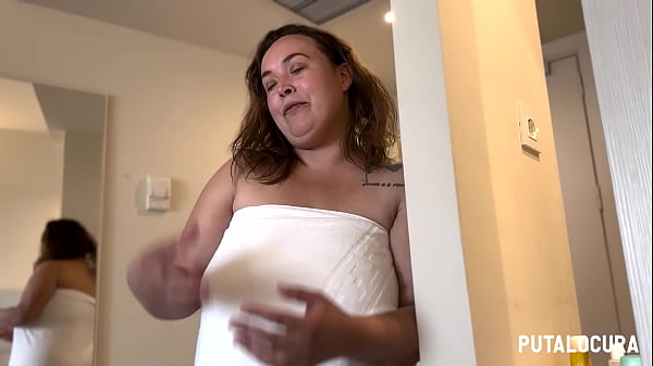 PutaLocura - Fat girl with huge tits Sofia Brit fucks with Torbe and swallows his cum