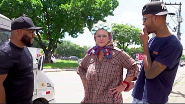 busty mature picked up for anal groupsex