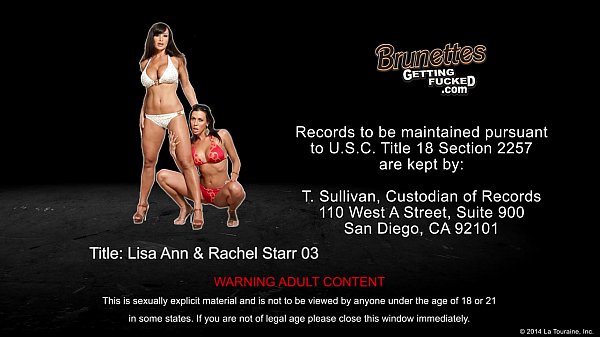 Download Video - Brunettes Lisa Ann and Rachel Starr fucking