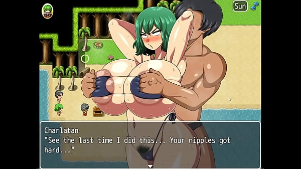 Yuka Scattred Of The Yokai [PornPlay Hentai game] Ep.18 micro bikini fuck with girl on top and massive tits bouncing