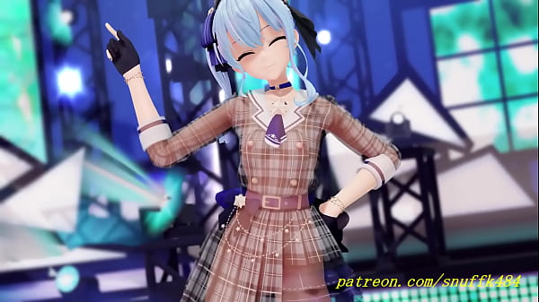 VR180 mmd Suisei Dance 3d hololive Hentai