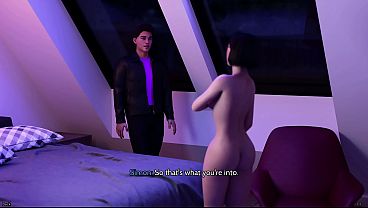 What Starts as a Cozy Visit With Chloe Ends in a Warm Intimate Sexual Night Together (3D)