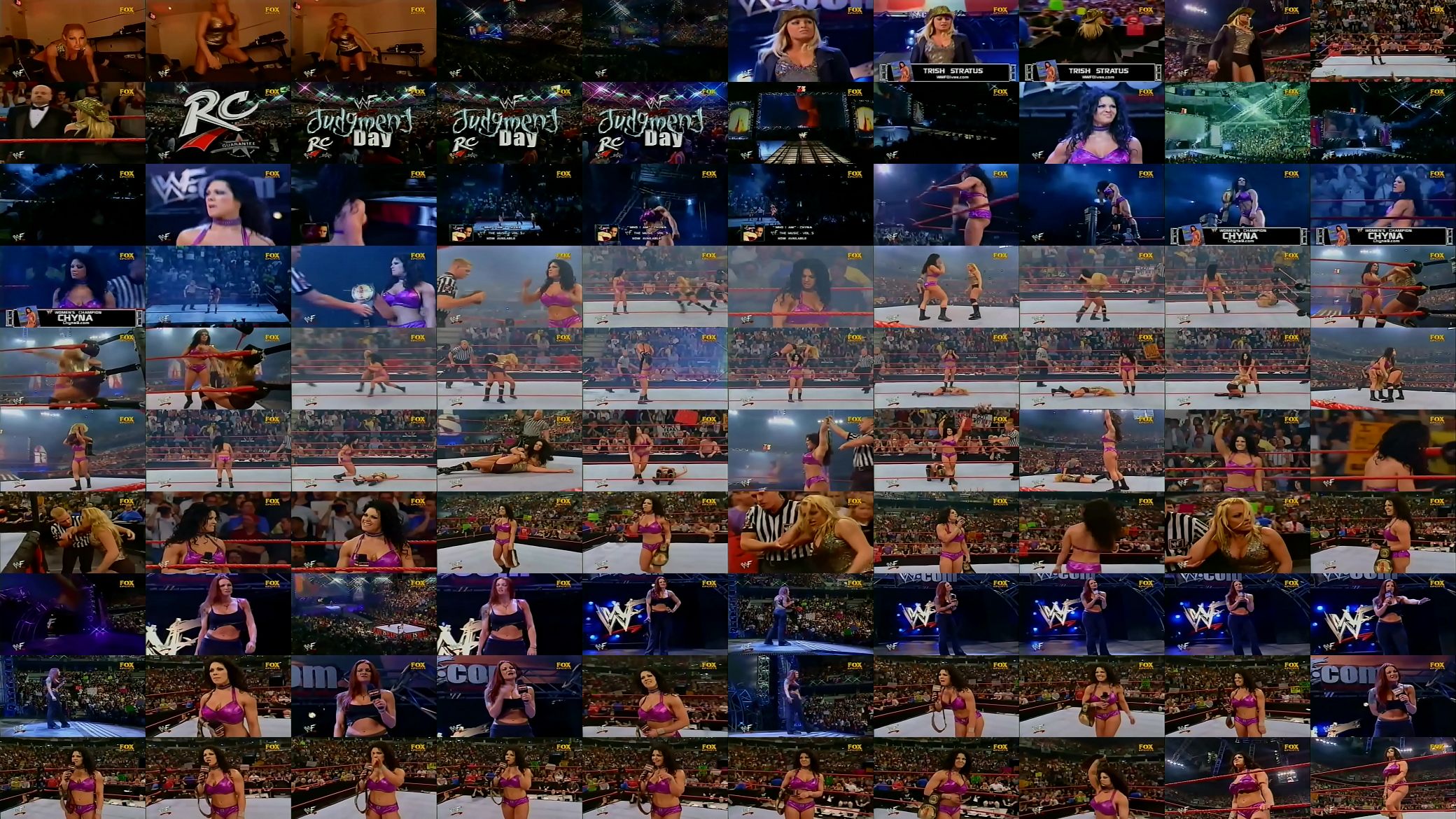 Trish Stratus vs Chyna. Raw 2001. 预览图