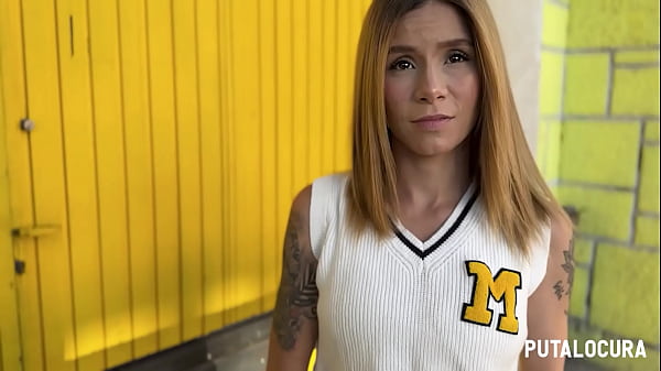 PutaLocura Oficial - Skinny latina rubia Ashley Ross es pillada por Torbe y follan duro