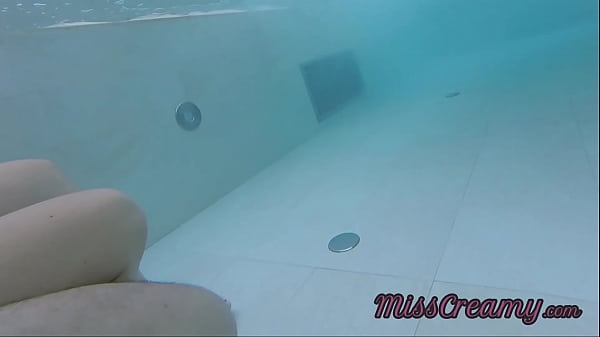 Download Video - Flashing my dick in front of a young girl in public pool and helps me masturbate - it's very risky with people near - MissCreamy