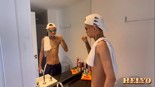 THIS YOUNG GUY CAN TAKE TWO COCKS IN HIS ASS