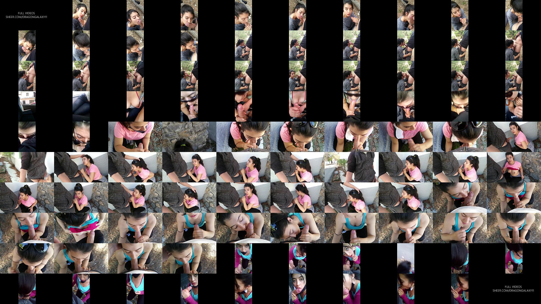 Public compilation amateur blowjob outdoors 预览图