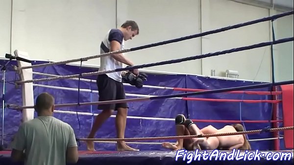 Wrestling babes orally pleasure each other