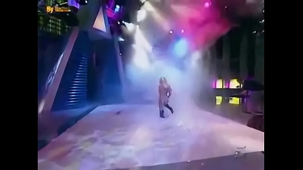 Girl Strips on Tv