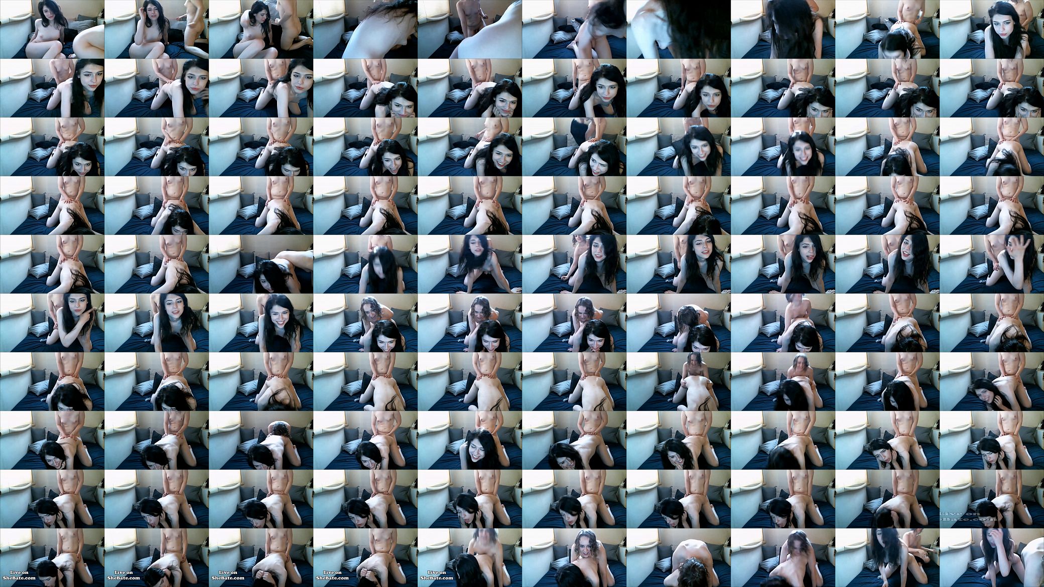 Doggystyle Fucking for a Shemale Couple - Webcam 预览图