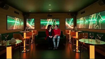 When the karaoke club was almost empty, I masturbated the manager while my husband watched.