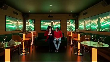 When the karaoke club was almost empty, I masturbated the manager while my husband watched.