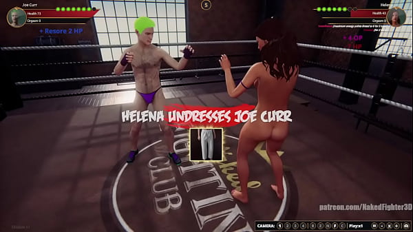 Joe Curr VS Helena (Naked Fighter 3D)