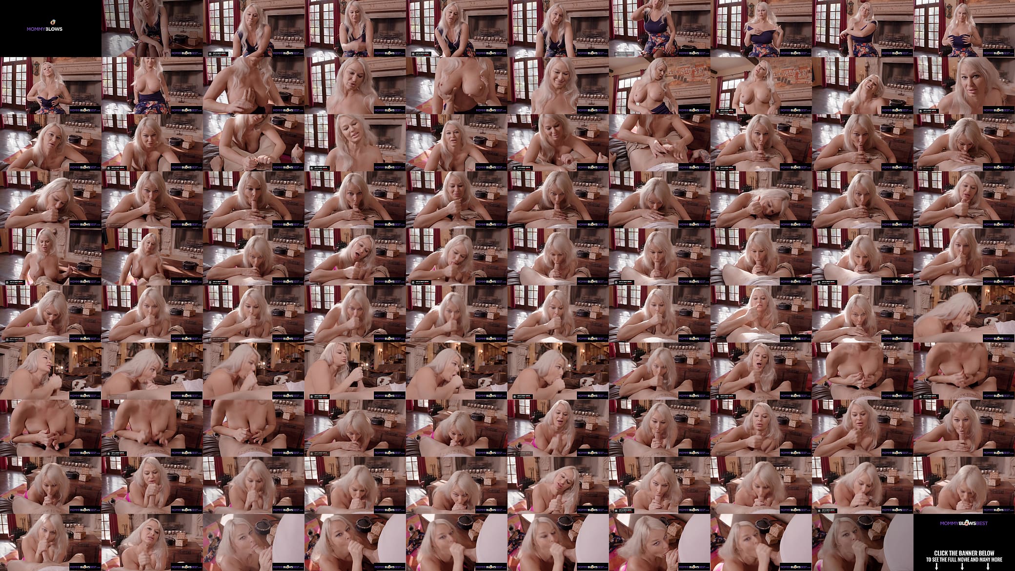 MommyBlowsBest - Big Titted Blonde Step-Mom Solves Depression With Blowjob - London River, Billy Boston 预览图