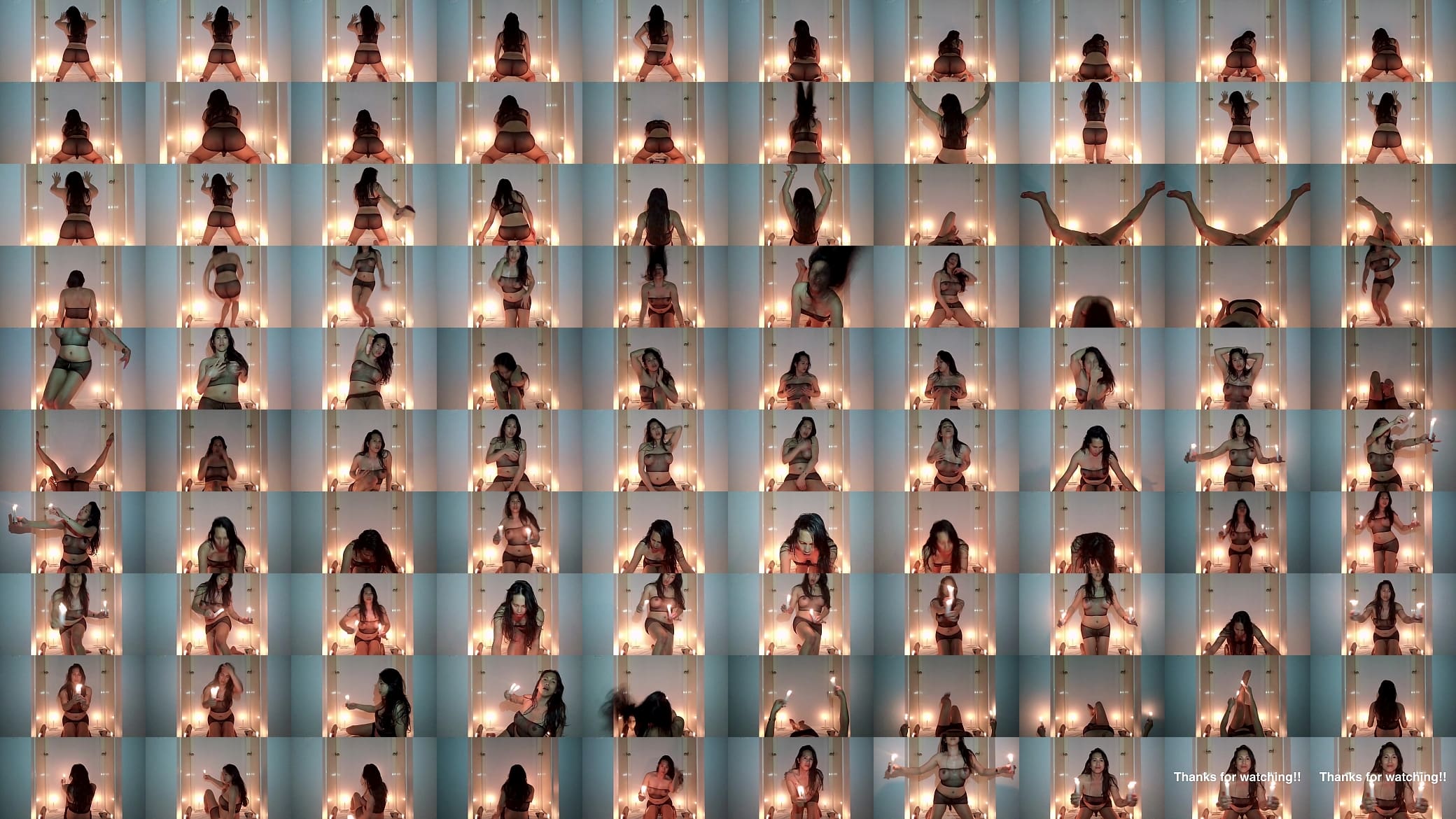 big boobs ladyboy looks hot on her candle strip sexy dance by trans anairb 预览图