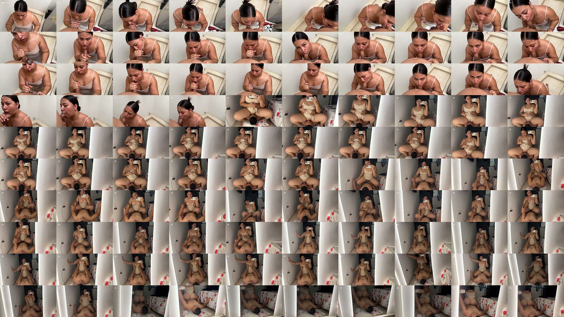 Jovencita cuando sus padres salen aprovecha para follar en el patio 预览图