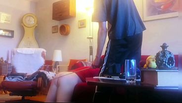 Amateurboy Gets Caned On His Feet And Ass