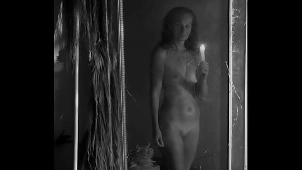 In Old Mirror B and W