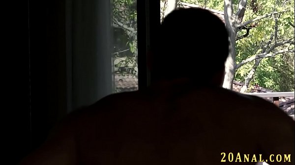 Redhead gets ass cumshot