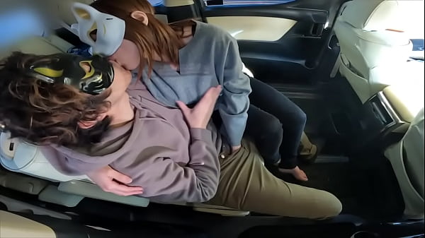 creampie car sex during work break