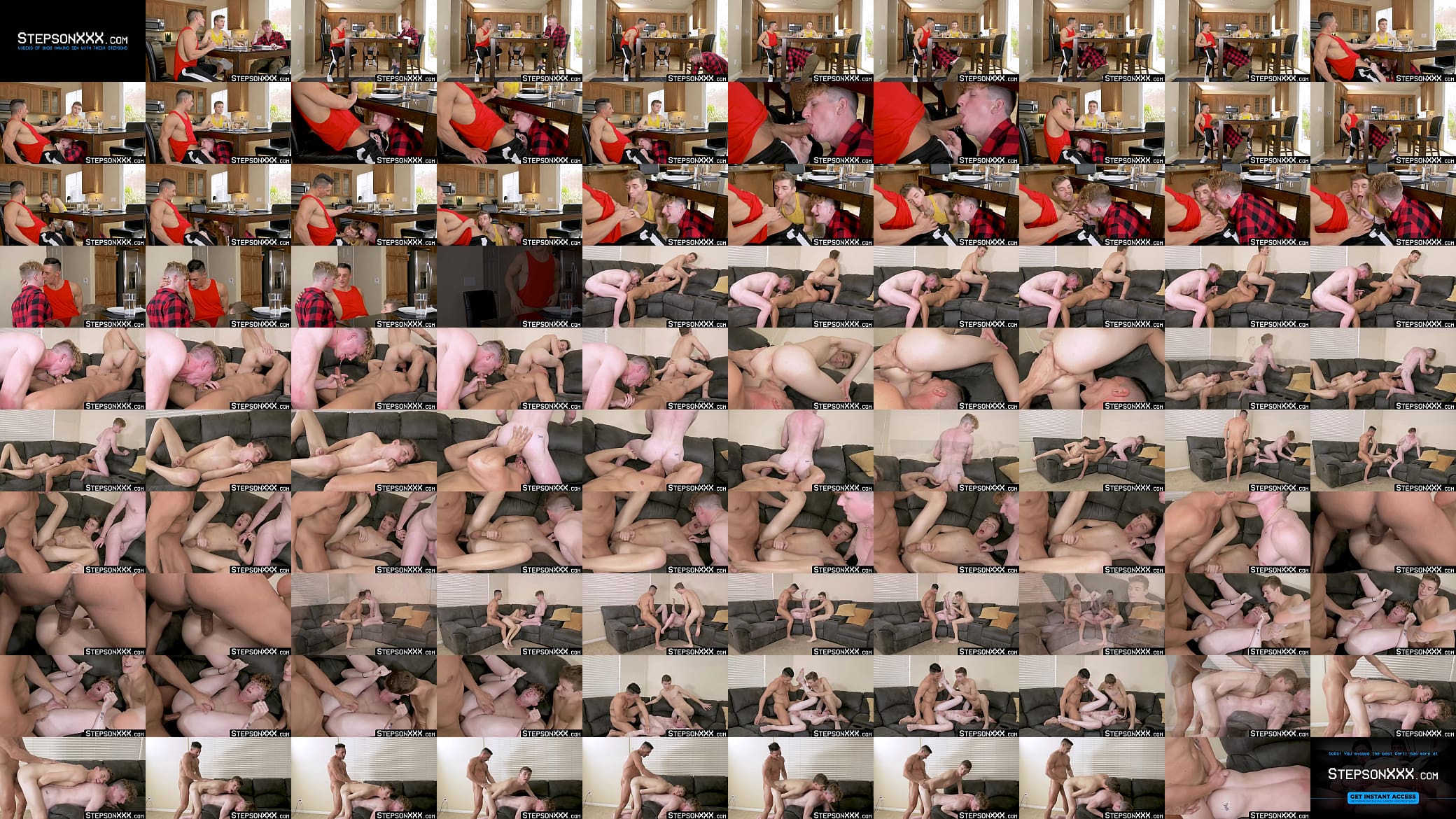 StepsonXXX.com - Jax Thirio &amp; Jack Bailey &amp; Max Lorde - Hot stepuncle Jax Thirio made his stepnephews happy by feeding them his cock 预览图